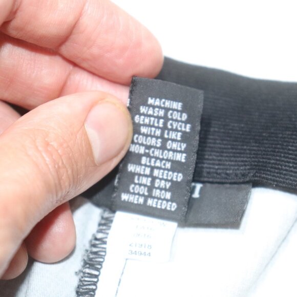 Alfani Womens Printed Casual Trouser Pants, Black White, Size 18W, Back 2 Office - Picture 5 of 12